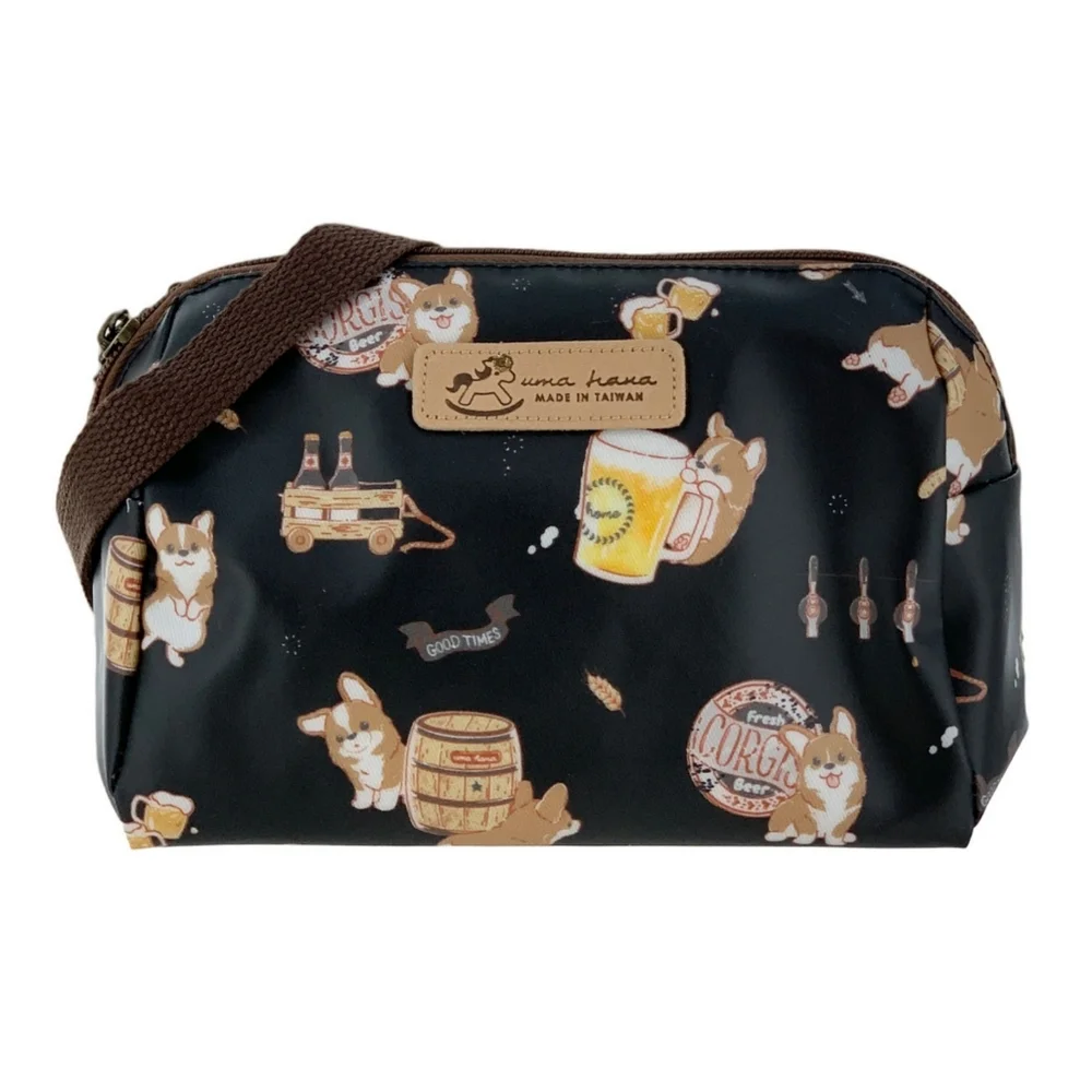 Waterproof Beer Corgi Crossbody Shoulder Phone Purse - Picture 2 of 9